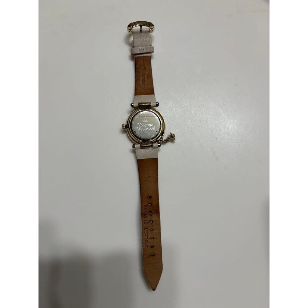 Used Vivienne Westwood ORB II Watch White Leather