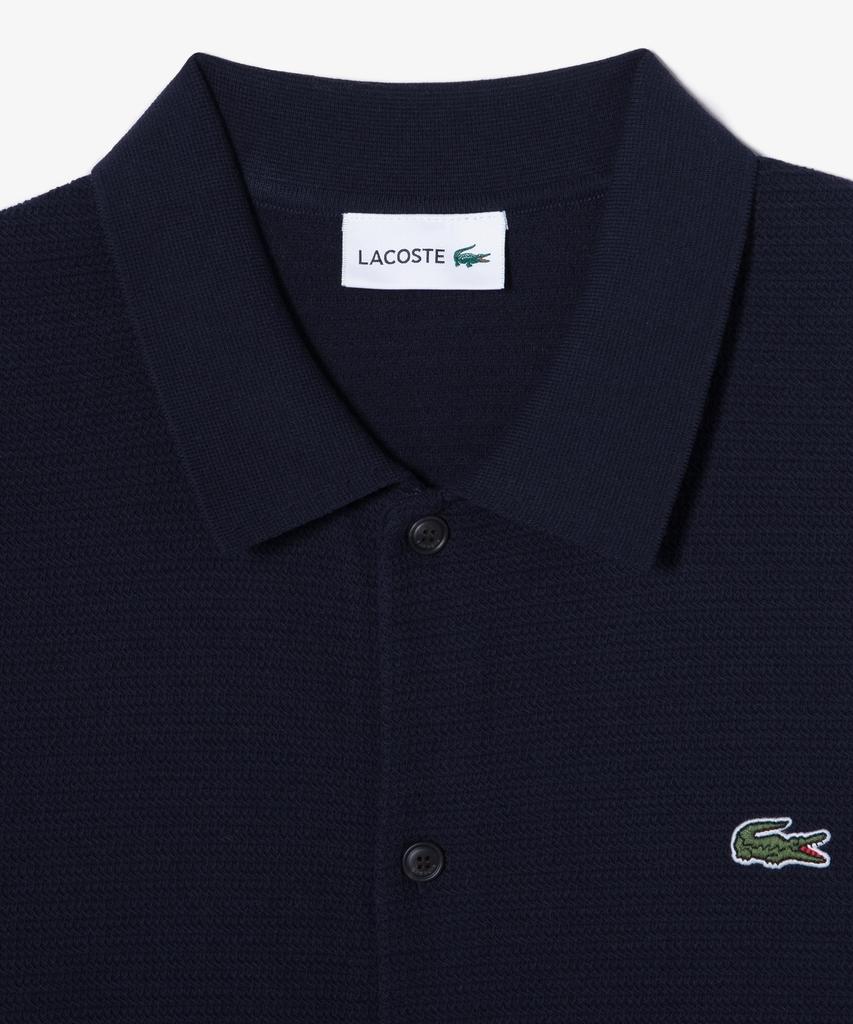 Lacoste Men'S Scallop Short Sleeve Cardigan Ah457E-56G 166