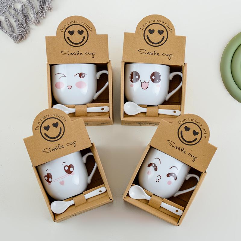 Creative Ceramic Cup Activity Holiday Coffee Cup Small Gift Cup Practical Water Cup