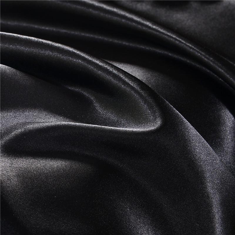 Simple Imitated Silky Fabric Satin Summer Pillowcase Direct Selling Pillow Cover For Hair With Hidden