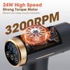 24W High Power Fascia 99 Speed Levels 11 Heads 8mm Deep Tissue Muscle Massager Electric Body Relaxation Massage Gun
