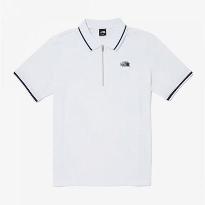 Men S Ice Field Short Sleeve Zip Up Polo Nt7pq07b