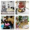 1Pc Staff music Circular Print Rug - home decoration Carpet For Living Room Bedroom Flooring Computer Chair Area Rug
