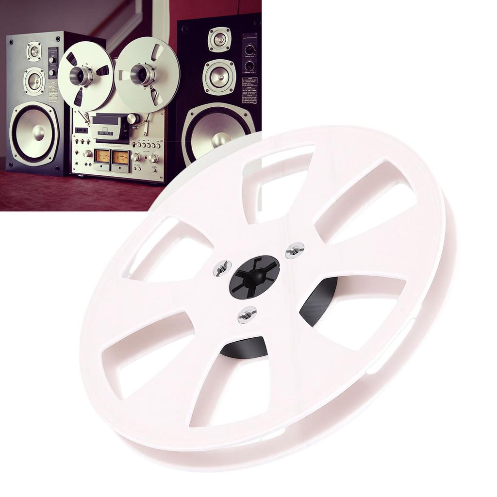 1Celsius4 Inch 5 Inch Tape Reel Fit for   Reel to Reel Tape Recorder 6 Hole NAB Flange Wind Opening Empty Tape Reel