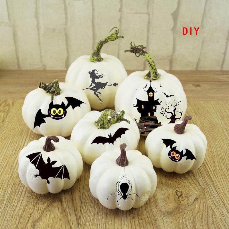 Hochwertige weiße künstliche Schaumkürbisse, perfekt für festliche Heimdekorationen