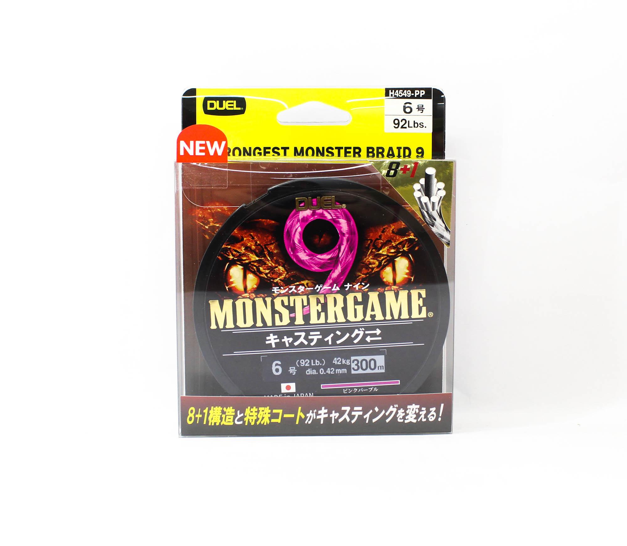 

Yo Zuri Duel P.E Line Monster Game X9 Casting Pink 300m P.E 6 (0622) фиолетовый/розовый
