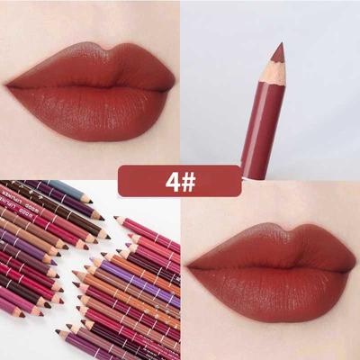 15 farben Lippenstift Bleistift Lip Liner Stift Kosmetische Langlebig Wasserdicht Frau Schönheit Make-Up Matte Maquillaje