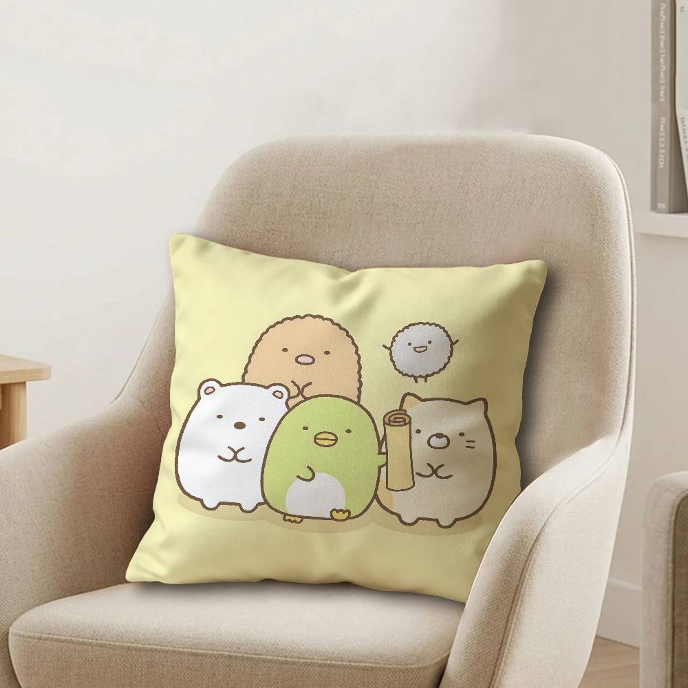 Anime SSumikko GGurashi Cm Cushion Cover Pillow Cover Decor Pillowcase Home Pillowcase for Couch Pillow