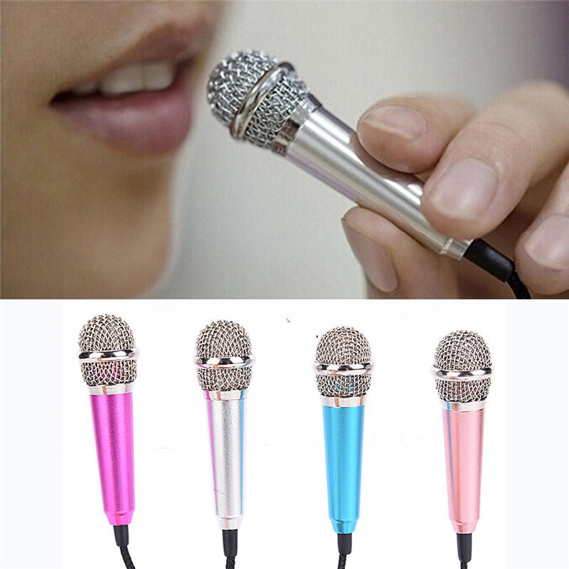 2017 Hot Mini Karaoke Condenser Microphone For Phone Computer Mini Phone Microphone