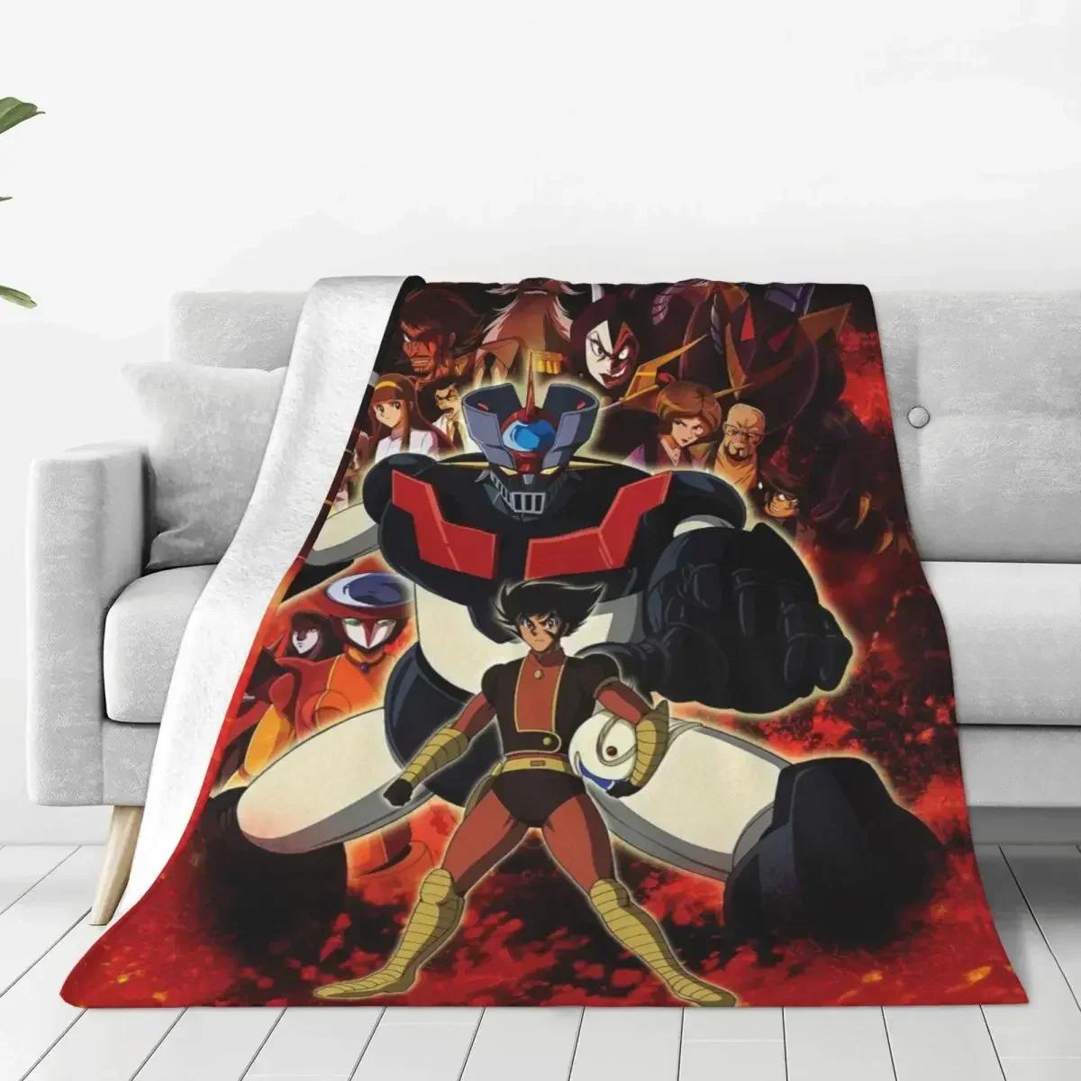 

Blanket Flannel Spring Autumn Great Mazinger Z Warm Throws For Winter Bedding 75x90cm