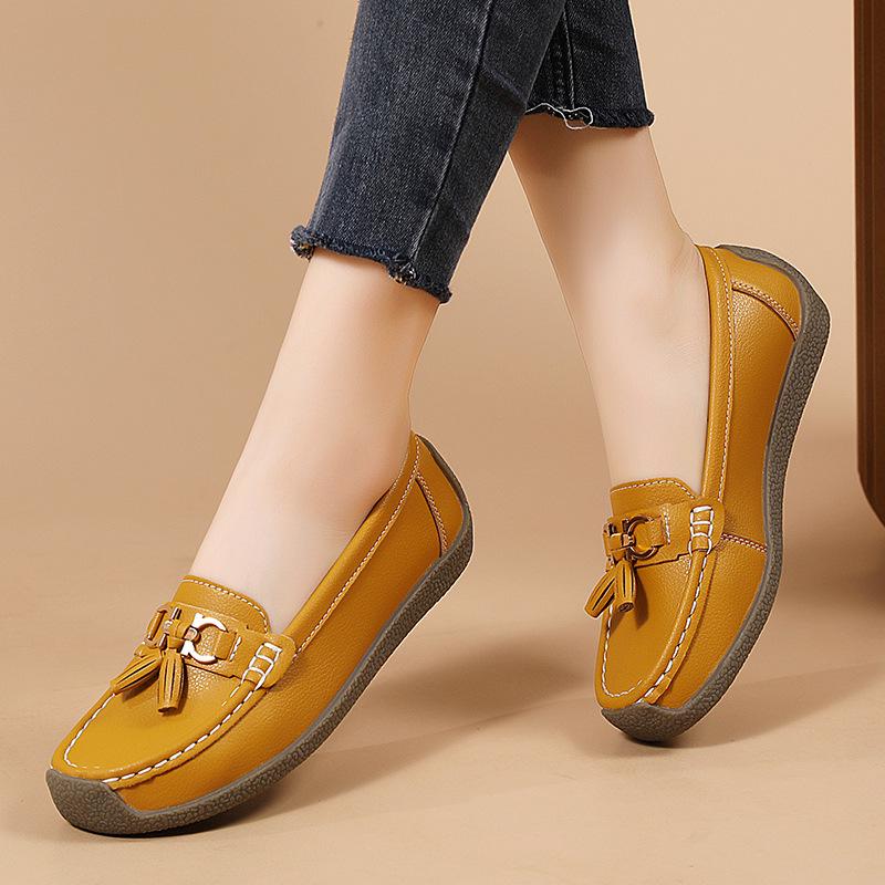 Women's Low-Cut Slip-On Non-Slip Shoes - Soft Sole, Comfortable Fit, Suitable for Spring and Autumn