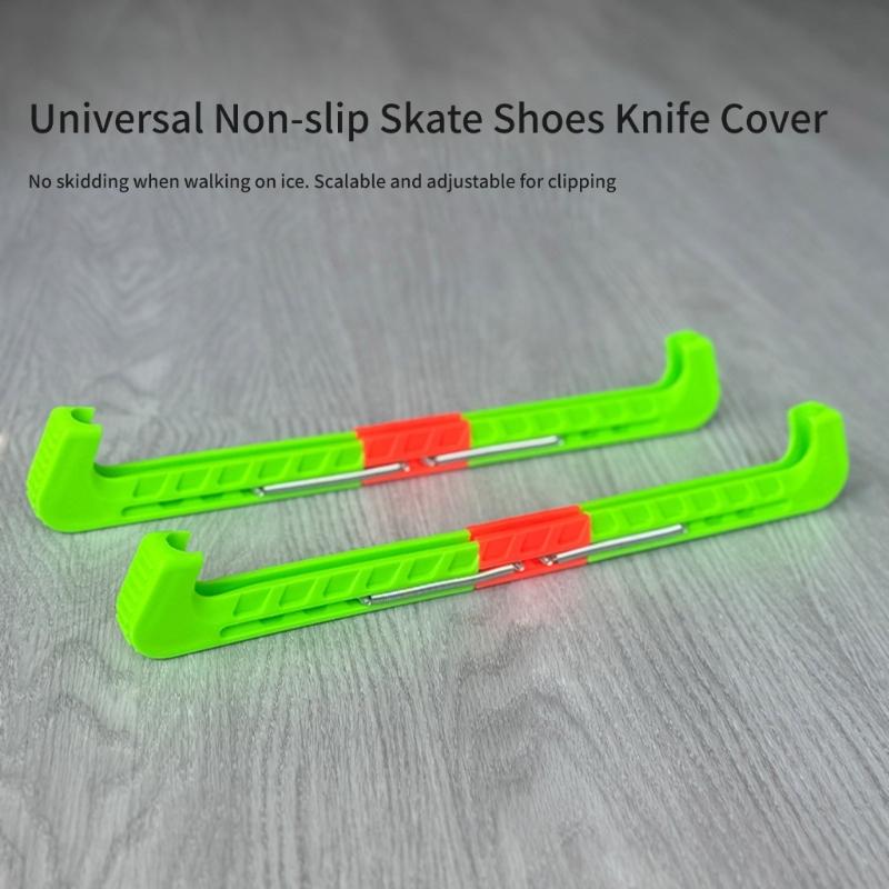 Eiskunstlaufschlittschuhschoner mit regulierbarer Spannung Eiskunstlaufschlittschuhkufenschutz Hockeyschlittschuhkufenschutz Leichtgewichtiger Kufenschutz