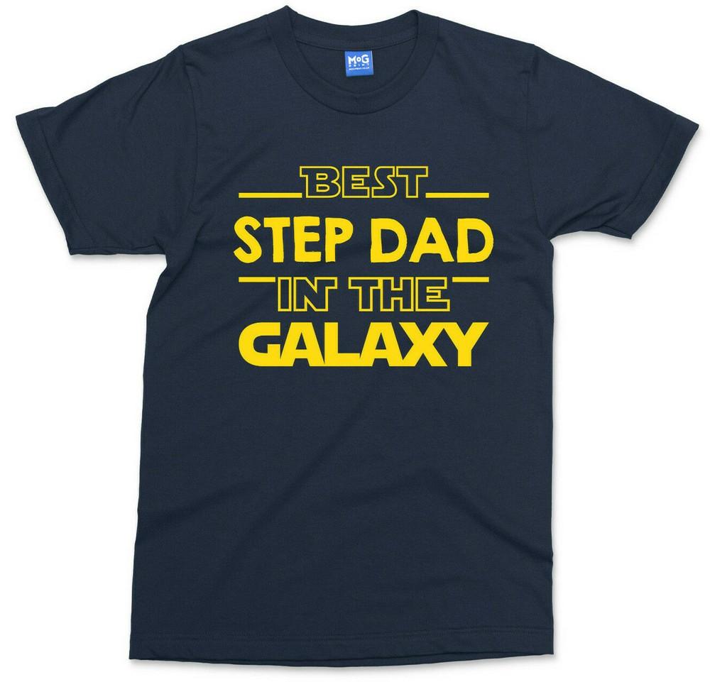 Best Step Dad TShirt Stepfather Funny Present Daddy Stepdad Unisexs Birthday Gift S