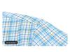 Men's Plus Size Short Sleeve Plaid Oxford Cotton Shirt