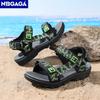 Children Casual Flat Sandals For Boys Girls Summer Beach Shoes Breathable Open Toe Non-Slip Outdoor Kids Walking Sandials