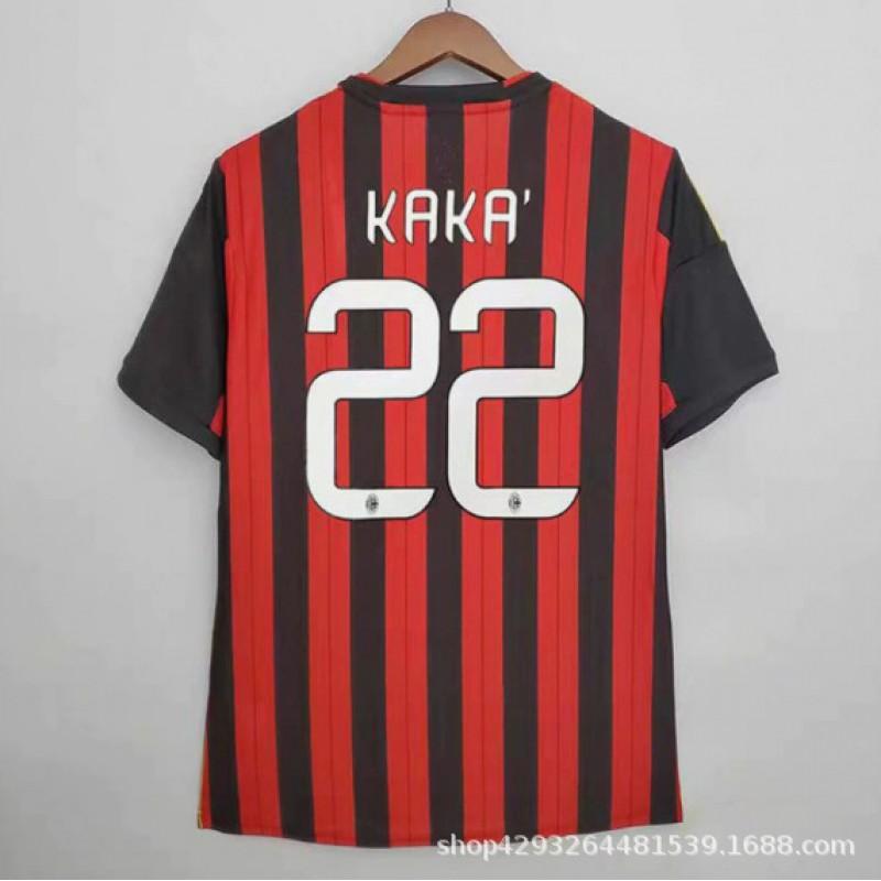 Retro Soccer Jersey AC Milan 22 Manchester United Juventus Arsenal Barcelona Tottenham Vintage Football Shirt Men Women