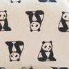 [Maeda Senko] [Goshiki Hanpu-do Animal Series] Clasp Straw Pouch (with Beads) Panda 333-30006-001