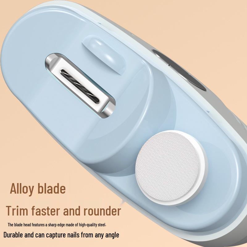 Electric 2-in-1 Automatic Nail Clipper for Adults & Children - Safe, No Pinch Manicure Tool for Elderly