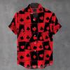 Leisure New Hawaii Springsummer Fashion Street Walk Tourist Beach Printed Full Open Short Sleeve Button Shirt Quick Shipping