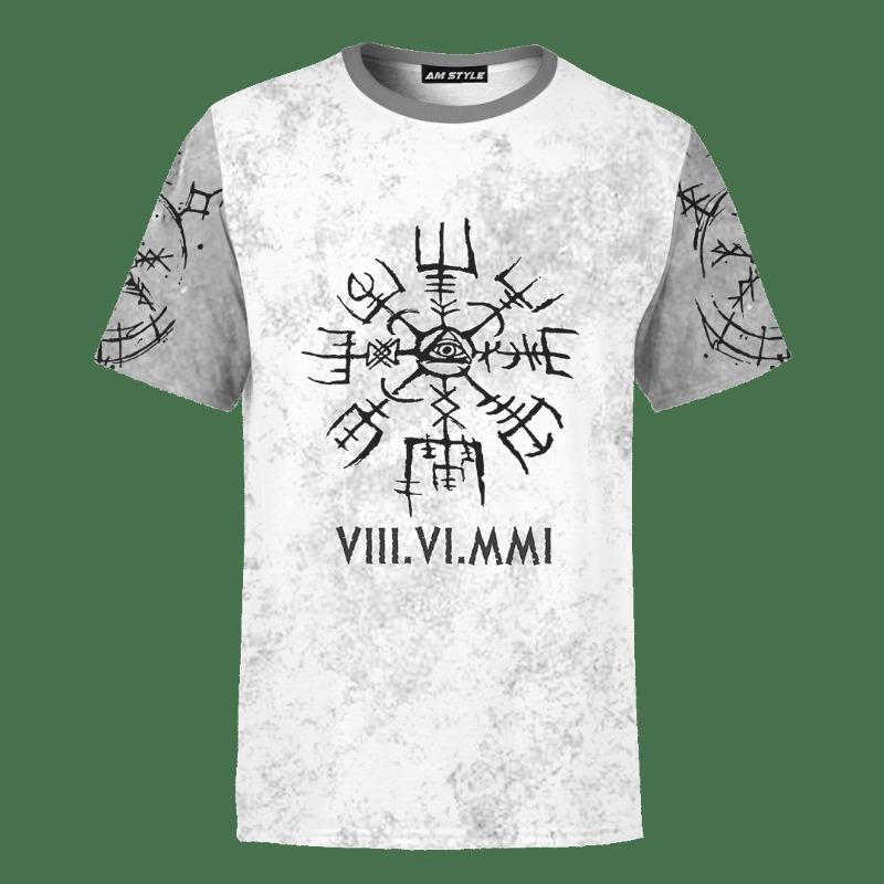 Men's 3D Printed T-Shirt Mysterious Patterns Ancient Totems Short Sleeve O-Neck Pullover Casual Top