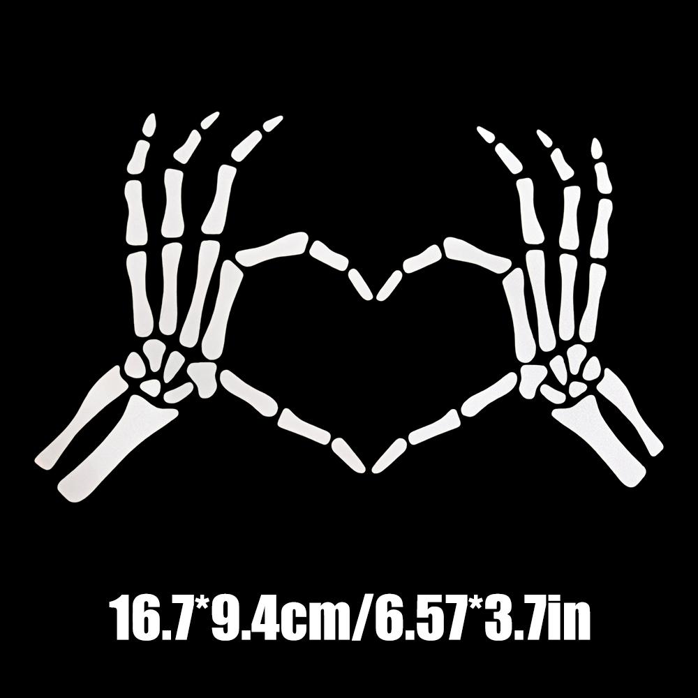 

Наклейки на автомобиль со скелетным пальцем, наклейка на заднее стекло в виде скелетного пальца, наклейка на кузов автомобиля, мотоцикла, готический стиль, украшение