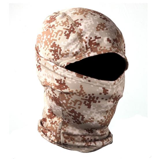 Unisex Camo Print Outdoor Cycling Balaclava Neck Gaiter Cap Full Face Cover