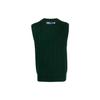 Polo Ralph Lauren Solid Color Cable Knit Sleeveless Sweater Men sweater Forest-Green 710917037-001