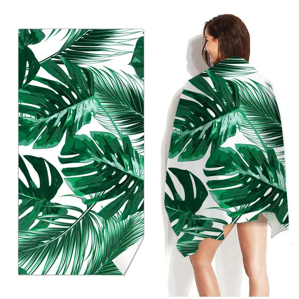 Tropical Sand Free quick dry beach towel Microfiber Bath Towels Beach cushion Swimming personalized Flamingo Beach towels