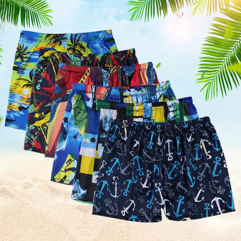 Men's Plus Size Quick-Dry Swim Trunks: Comfortable Boxer Briefs for Swimming