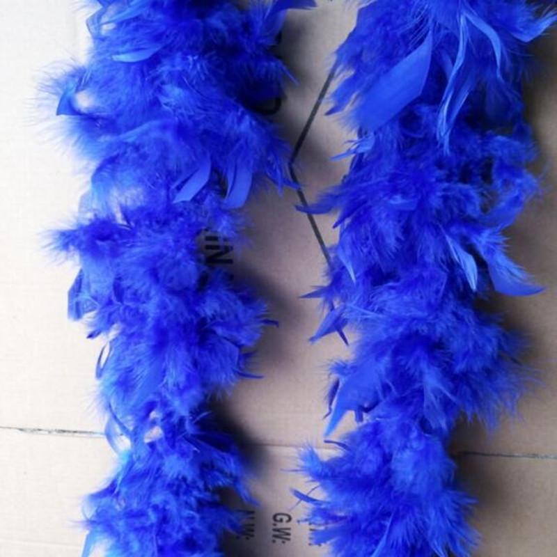 DIY 2 yards\lot Clothing Accessories Turkey Feather Multi Color Strip Fluffy Boa Happy Birthday Party Wedding Decorations Supplies