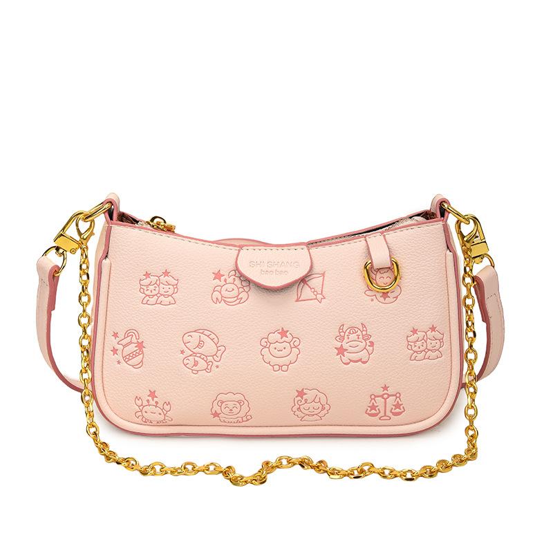 High-end Fashion Versatile Chain Commuter Bag Women's Summer New Messenger Small Square Bag