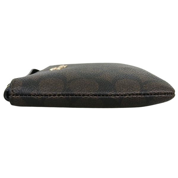 [COACH] [Coach] Women's Outlet Brand Coated Canvas Pouch, Brown, Large Corner Zip Wristlet, Signature Canvas LRG CRN ZP SIG CNVS CZ277IMXAQ [Parallel