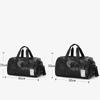 Gym Bag Leather Sports Bags Dry Wet Bags For Men Women Training for Shoes Fitness Yoga Travel Storage Luggage Shoulder Sports Bag