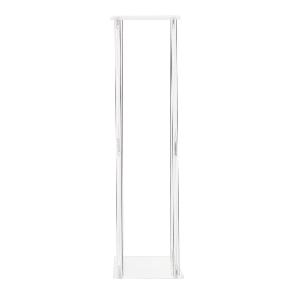 Wedding Flower Stand, 10PCS 80cm Column Flower Stand, Floral Stands with Acrylic Laminate, Cylindrical Cubic Floral Display Rack for Wedding, Party,