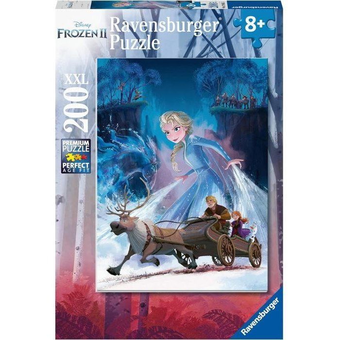 Puzzle La Reine des Neiges 2 - Ravensburger - 200 pièces XXL - Forêt mystérieuse - Enfant 8 ans et plus