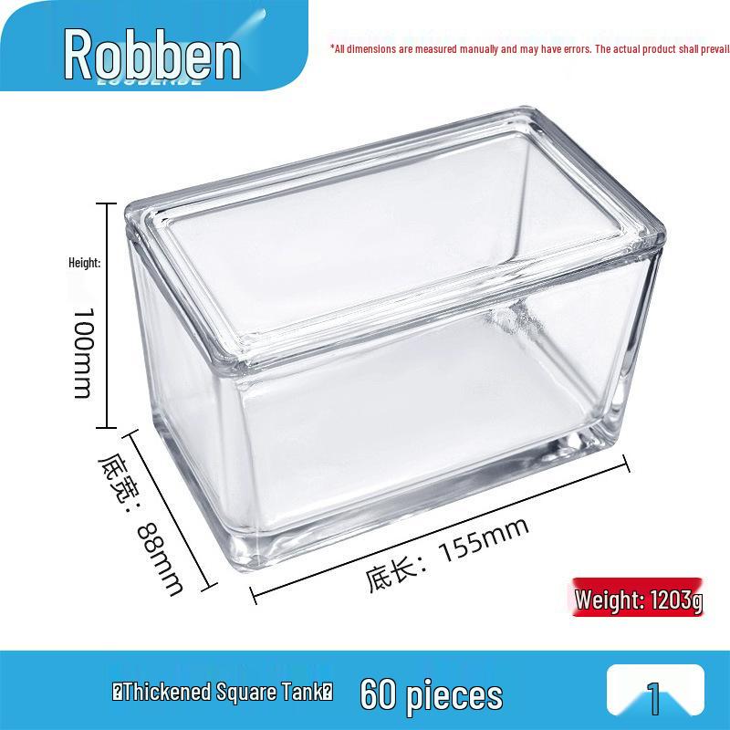 Premium Glass Staining Jar for 5/9/10/26/30/60 Slides - Vertical, Horizontal, and Round Options Available