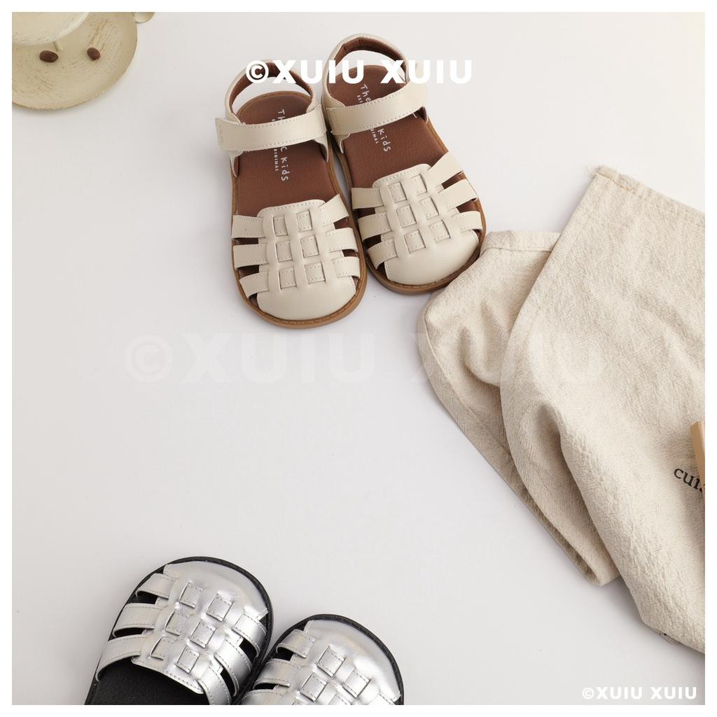 XSHX "Retro Bauhaus" Medieval Children's Sandals Boys and Girls Neutral Spring and Summer [Wenzhou Shoes]
