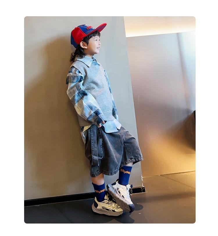 Kids' 2026 Spring/Autumn Sports Shoes: Boys' Rotary Buckle & Girls' Breathable Mesh Running Sneakers