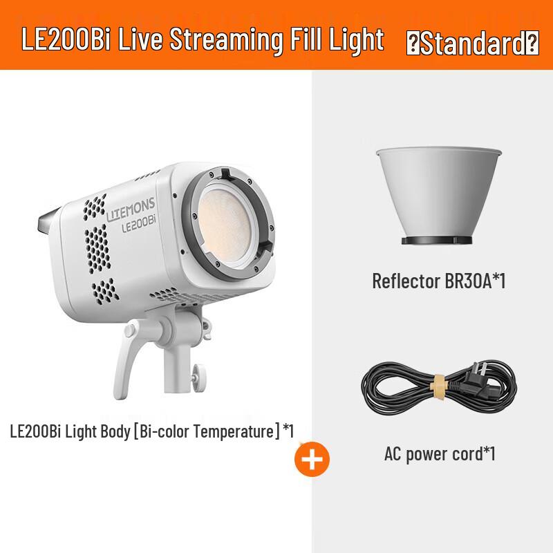 Godox LE200Bi Bi-Color LED Video Light for Live Stream & Photography