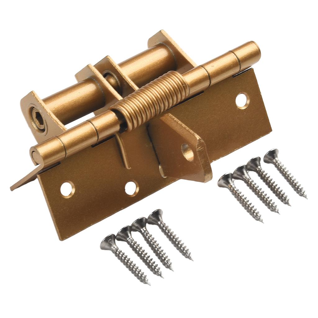 Multifunctional Iron Spring Positioning Hinge Door Closer Perfect for Outdoor Constructions Offering Easy Access