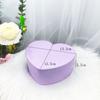 Heart-shaped Jewelry  Box Girls Makeup Storage Box Desktop Cosmetic Organizer Sundries Container