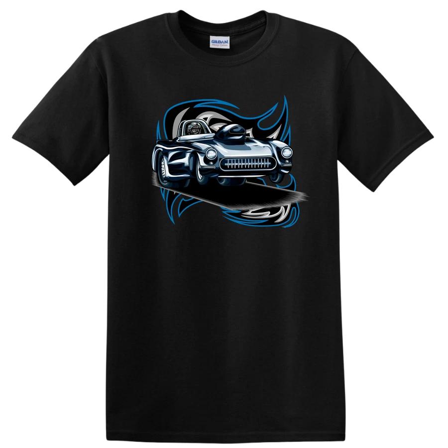 Vintage Race Car Graphic T Shirt Retro Car Enthusiast Tee Hot Rod Racing XS