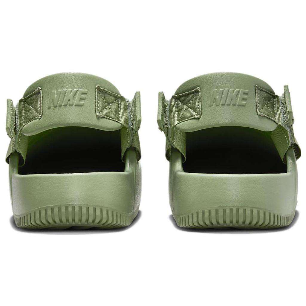 Nike Calm Mule Comfortable Versatile Rubber Sole Non-Slip Closed-Toe Slippers Men Slippers Olive-Green FD5131-300