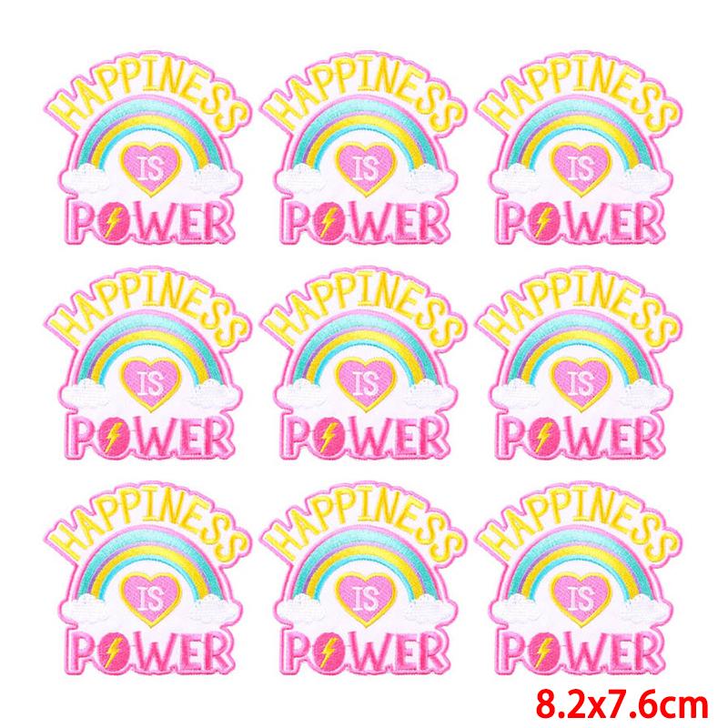 10 Pcs/lot Embroidery Patch Iron On Patches For Clothing Patches On Clothes Jackets Decor Applique Sew Supplies
