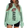 Unisex Lightweight Long Sleeve Round Neck Pullover Sweatshirt with Stylish Print
