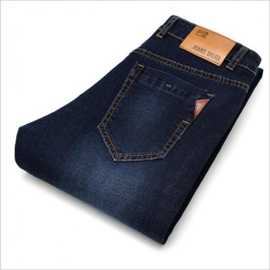 2024 Spring And Autumn New Versatile Men'S Jeans Straight Tube Loose Trendy Brand Business Slimming Trendy Pants