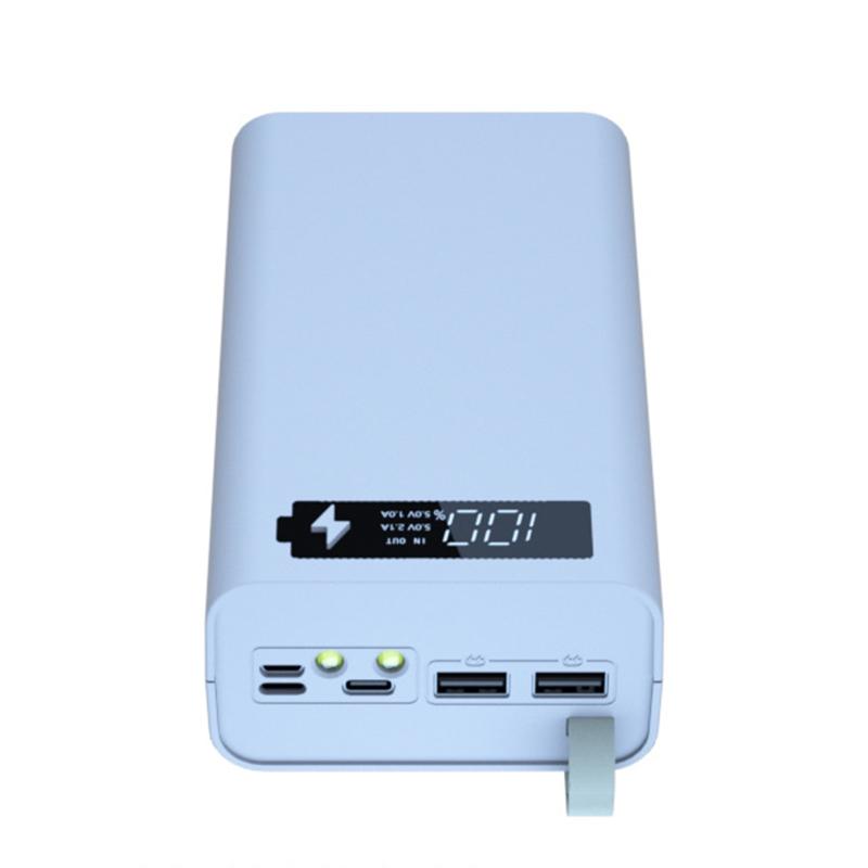 Contenitore per Batterie a 12 Scomparti Supporto Staccabile per Power Bank per Custodia Fai da Te per Guscio Porta Batterie Dual USB 18650 per Custodia