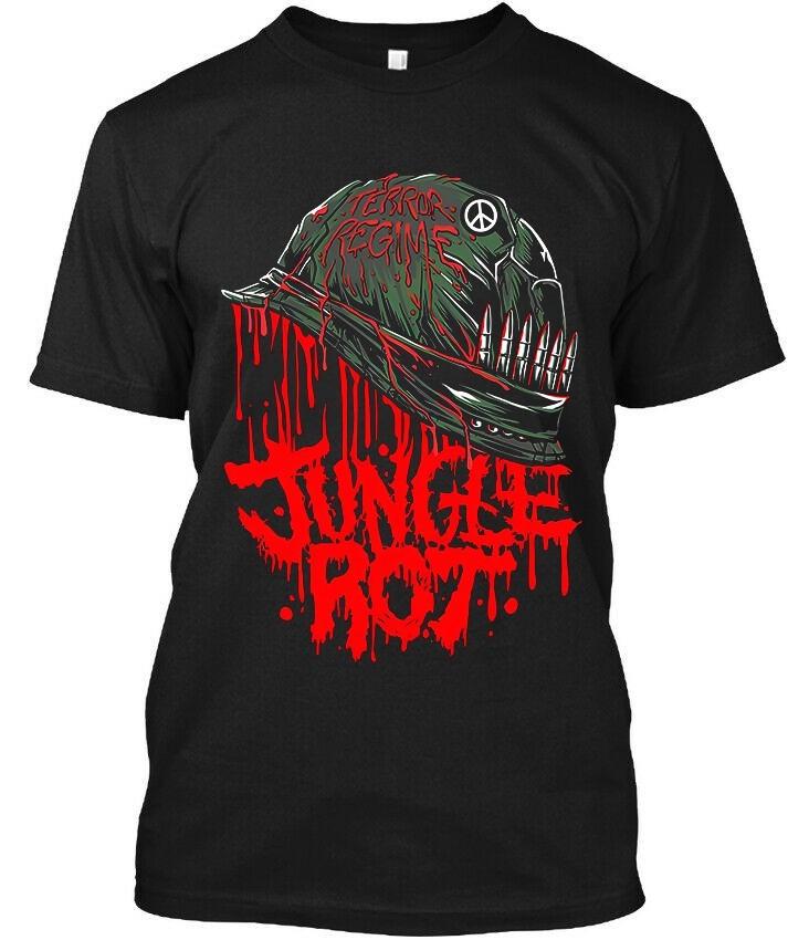 NEW! Popular Jungle Rot Terror Regime American Death Groove T-Shirt Unisex T-Shirt M