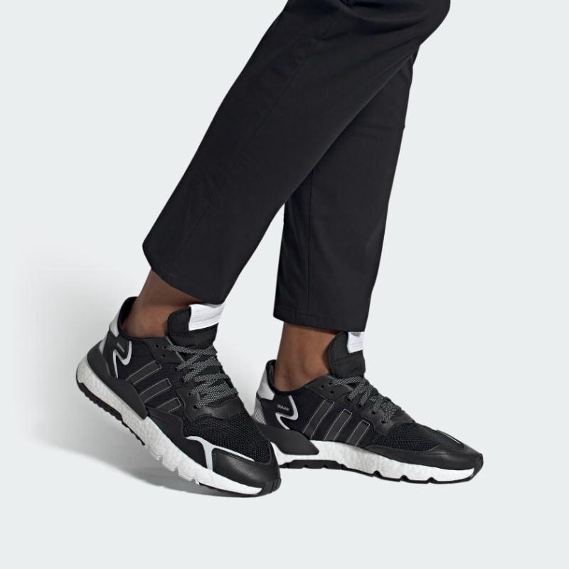 Adidas Baskets Nite Jogger 'Noir Blanc' FW2055