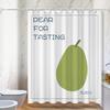 Cartoon Fun Series washable Dirt-Resistant Shower Curtain Shower Head waterproof Polyester Bath Curtain For Home Decor